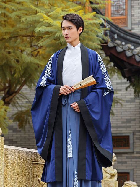 Chinese Traditional Dress Men, Japan Traditional Clothes, Chinese Traditional Clothing Men, Ancient China Clothing, Tang Dynasty Hanfu, Hanfu Men, Asian Traditional Clothes, Traditional Chinese Hanfu, Traditional Chinese Clothing