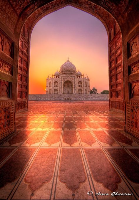 Eternal Glow (Panoramic Reprise) | Taj Mahal at sunrise, Agr… | Flickr Taj Mahal India, India Gate, Amazing India, Christ The Redeemer, 7 Wonders, Travel Drawing, India Photography, Agra India, The Taj Mahal