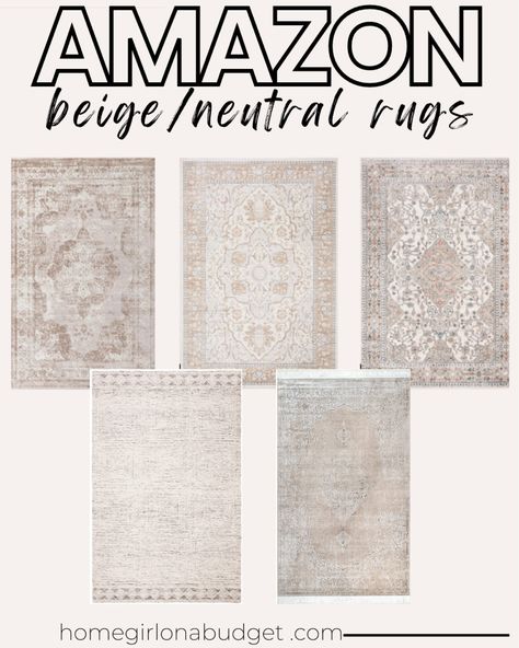 Cream 8x10 Area Rug, Rustic Area Rugs In Living Room Cozy, Living Room Accent Rug, Area Rugs 9x12, Neutral Rugs Bedroom Farmhouse, Light Area Rug Living Room, Boho Amazon Rugs, Neutral Master Bed Rug, Beige Rugs In Bedroom