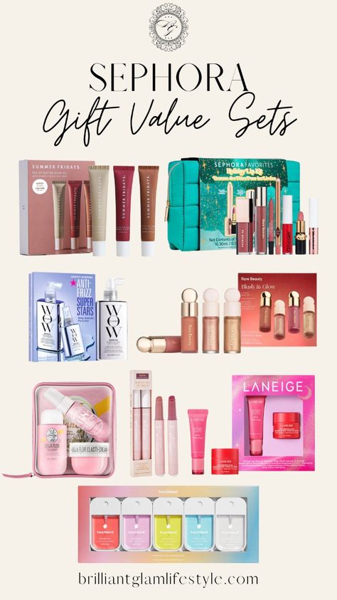 Sephora Sets 2023, Sephora Gift Sets 2023, Sephora Birthday Gift 2024, This Or That Skincare, Sephora Gifts, Birthday Gift Wishlist, Sephora Sets, Sephora Finds, Sephora Set