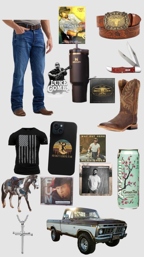 #cowboyfit #cowboystuff #countrymusic Ariat Mens Outfits, Casual Cowboy Outfit Men, Men Western Outfits, Mens Cowboy Outfit, Country Guy Outfits, Country Outfits For Men, Cowboy Outfit Men, Country Boy Outfits, Cowgirl Fits