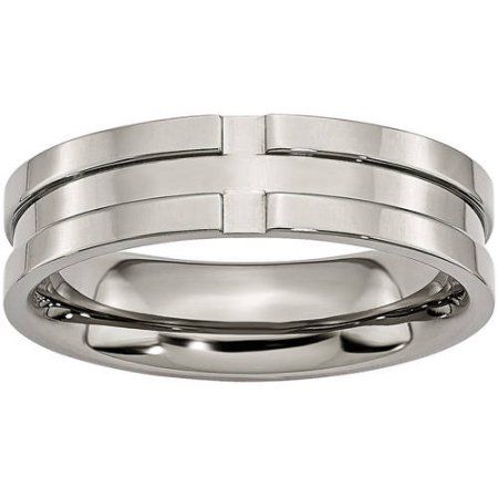 Gray Ring, Titanium Wedding Band, Stainless Steel Polish, Titanium Rings, Ring Fit, Size 10 Rings, Wide Bands, Types Of Rings, White Ring