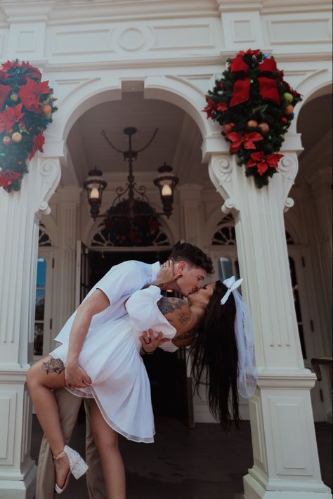 Magic Kingdom Disney Engagement Pictures Photo Shoots, Disney World Engagement Photos, Magic Kingdom Engagement Pictures, Magic Kingdom Couple Pictures, Magic Kingdom Photo Ideas Couples, Engagement Photos Disney, Disney World Engagement Pictures, Disney Engagement Photos, Disney Honeymoon Outfits