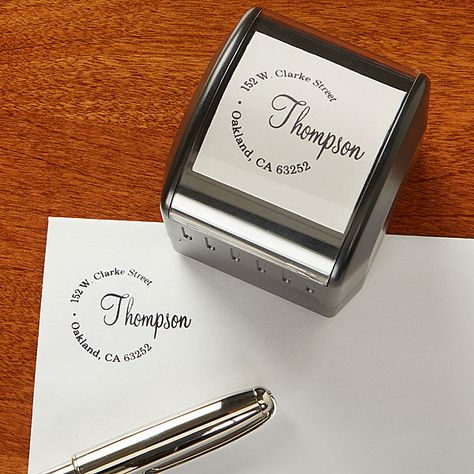 13523 - Simply Sealed Self-Inking Address Stamper Alternative Weddings, Self Inking Address Stamp, Custom Return Address Stamp, Return Address Stamp, Great Wedding Gifts, Handwritten Letters, Address Stamp, Wedding Card Design, Self Inking Stamps