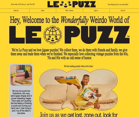 Le Puzz · Typewolf Le Puzz, Identity Moodboard, Newsletter Design Inspiration, Editorial Website, 블로그 디자인, Gfx Design, Web Portfolio, Swipe File, Strategy Design