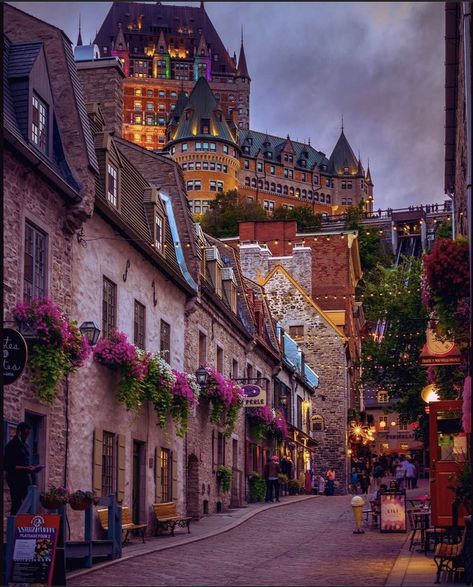 Old Quebec City, Montreal Travel, Quebec City Canada, Canada Photography, Old Quebec, Foreign Travel, Cobblestone Streets, Explore Canada, Dream Travel Destinations