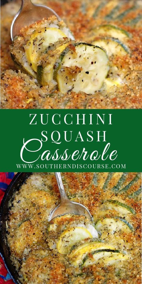 Zucchini And Yellow Squash Recipes, Yellow Recipes, Easy Cream Sauce, Zucchini Squash Casserole, Zucchini And Yellow Squash, Southern Discourse, Southern Squash Casserole, Squash Bake, Mayo Chicken