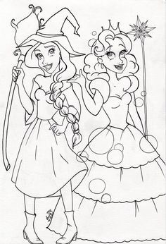 Wicked coloring page