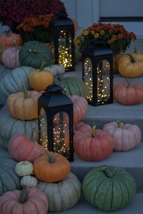 Thanksgiving Goodies, Lantern With Fairy Lights, Fall Picnic, Inexpensive Christmas, Box Decor, Handmade Farmhouse, Twinkly Lights, Candle Wrap, Wedding Lanterns