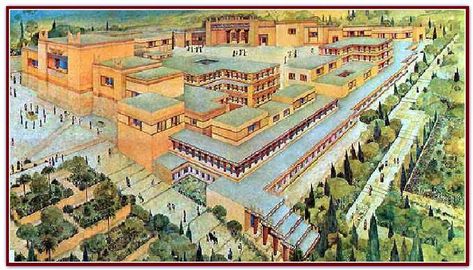 Minoans - The Age of Empires Series Wiki - Age of Empires Wiki ... Palace Of Knossos, Knossos Palace, Bronze Age Civilization, Minoan Art, Temple City, Beautiful Ruins, Legian, Greek History, Age Of Empires