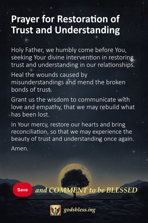 Prayer for Restoration of Trust and Understanding Reconciliation After Divorce, Reconciliation Quotes Relationships, Prayer For Reconciliation Relationships, Prayer Before Surgery Quotes, Forgiveness Prayers, Reconciliation Prayer, Employment Prayer, Prayers Before Surgery, Reconciliation Spell