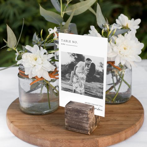 Rustic wedding table decor