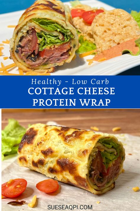 Looking for a delicious and healthy low carb option? Try this Low Carb Cottage Cheese Protein Wrap, perfect as a keto flatbread for breakfast sandwiches or even as a pizza crust! Made with simple ingredients, this versatile recipe is packed with protein and flavor, making it a great choice for any meal. Easy to make and incredibly satisfying, this wrap will quickly become a staple in your kitchen. Pin now and enjoy a guilt-free, tasty treat! Flatbread Wraps, Keto Flatbread, Cottage Cheese Protein, Protein Cottage Cheese, Easy Weeknight Dinners Healthy, Protein Wraps, Cheese Flatbread, Healthy Low Carb, Cheese Wrap