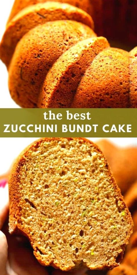 Zuccinni Recipe, Zucchini Bundt Cake, Easy Zucchini Bread Recipes, Easy Bundt Cake Recipes, Easy Zucchini Bread, Bundt Recipes, Best Zucchini, Zucchini Recipes Healthy, Bundt Cake Recipe