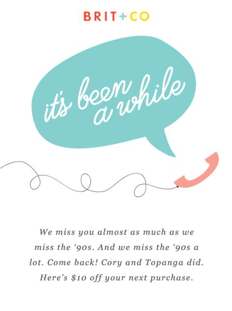 We Miss You Email Marketing, Reminder Email Design, Win Back Email, Winback Email, Mailchimp Design, Email Header, Engagement Emails, Email Marketing Examples, Birthday Email