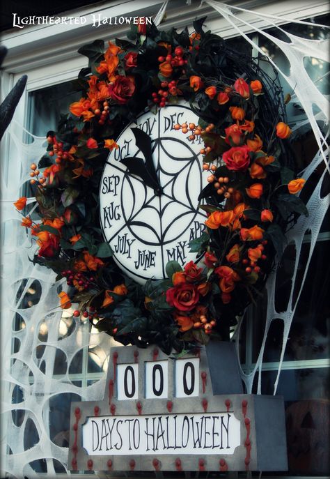 Nightmare Before Christmas Signs Diy, Nightmare Before Christmas Clock, Halloween Clock, Nightmare Before Christmas Wreath, Nightmare Before Christmas Costume, Christmas Signs Diy, Nightmare Before Christmas Decorations, Halloween 23, Countdown Clock