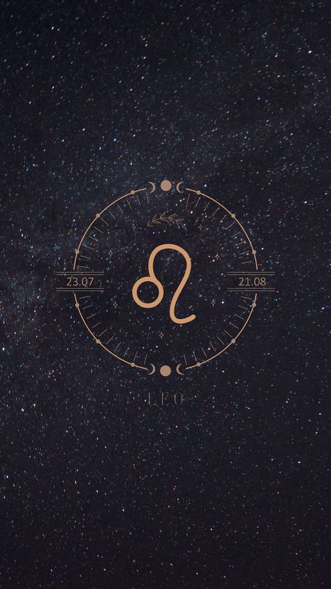 Add astrological art to your phone screen! Aesthetically beautiful zodiac wallpaper. Leo Art Wallpaper, Leo Zodiac Wallpaper Aesthetic, Zodiac Leo Art, Leo Zodiac Facts, Lion Wallpaper, Fotografi Vintage, Zodiac Signs Leo, Witchy Wallpaper, Leo Sign