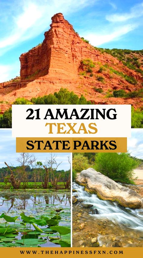 21 Amazing Texas State Parks Texas Places To Visit, Texas Must See Places, Hikes In Texas, Tyler State Park Texas, Texas Travel Weekend Getaways, Texas Hiking Trails, Texas Vacation Spots, Adventure List, Texas Travel Guide