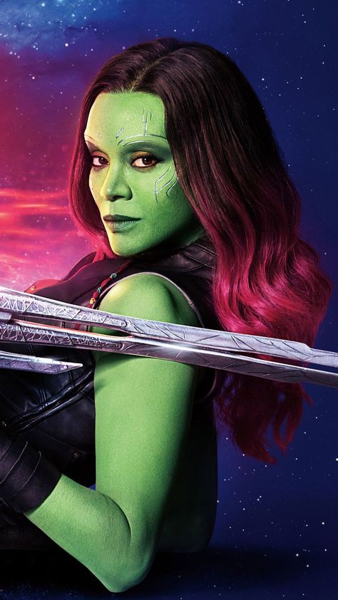 Gamora Guardians Of The Galaxy, Gamora Guardians, Gamora Marvel, Galaxy Movie, Marvel Comics Wallpaper, Marvel Girls, Marvel Films, Marvel Women, Marvel Memes