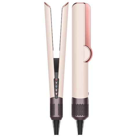 Limited Edition Airstrait Straightener in Pink and Rose Gold - Dyson | Sephora Pink Dyson Airstrait, Dyson Straightener, Dyson Airstrait, Dream Wishlist, Dream Makeup, Dyson Airwrap, Im So Fancy, Wishlist 2024, Nose Drawing