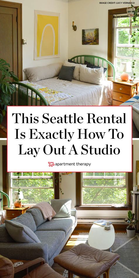 Apartment Patios, Small Apartment Storage Solutions, Apartment Storage Solutions, Apartment Dining Area, Small Apartment Dining, Small Apartment Furniture, Small Apartment Storage, Seattle Apartment, Cozy Studio Apartment