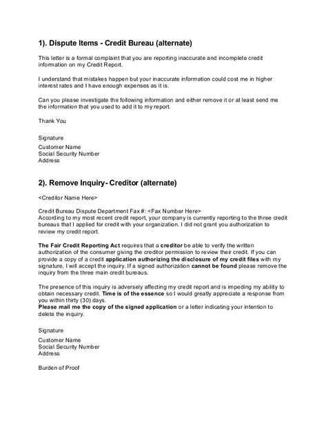 Credit Report Dispute Letter Template (3) - TEMPLATES EXAMPLE | TEMPLATES EXAMPLE Credit Repair Diy, Dispute Credit Report, Credit Repair Letters, Repair Credit, Credit Dispute, Fix My Credit, Rebuilding Credit, Credit Repair Business, How To Fix Credit