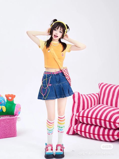 Kawaii Fashion Outfits, J Fashion, Really Cute Outfits, Cute Poses, Kawaii Clothes, Harajuku Fashion, Stage Outfits, Fashion Poses, Kawaii Fashion