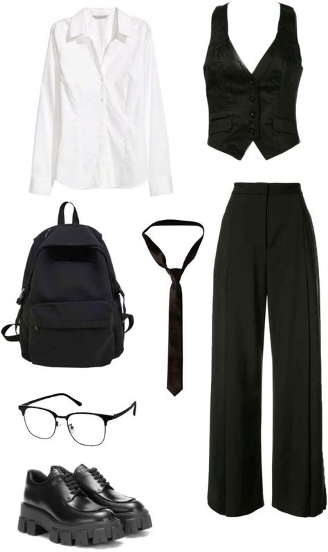 Txt Outfit Ideas Concert, Woman In Suit, Simple Style Outfits, Everyday Fashion Outfits, Quick Outfits, Tomboy Style Outfits, Easy Trendy Outfits, Chalk White, Pretty Clothes