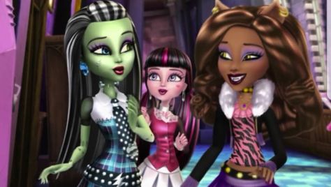 Iconic Friend Groups Movies, Iconic Trios Female Halloween, Iconic Trios Female Cartoon, Monster High Matching Pfps 3, Trio Characters Cartoon, Monster High Trio Pfp, Halloween Trio Pfp, Monster High Trio, Trio Cartoon Characters