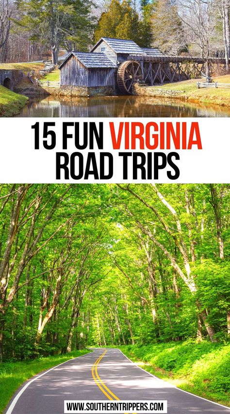 Fun Virginia Road Trips Virginia Travel Destinations, Virginia Road Trip Ideas, Must See Places In Virginia, Virginia Mountains Vacation, Virginia Day Trips, Virginia Travel Places To Visit, Virginia Vacation Ideas, Virginia Bucket List, Day Trips In Virginia