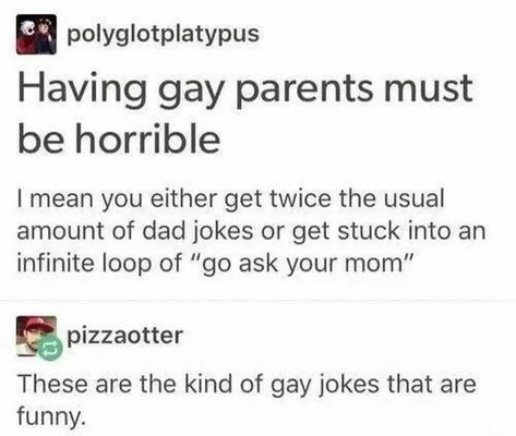 Laughing Funny, Lgbt Memes, Lgbtq Funny, Gay Humor, Gay Memes, Magnum Opus, Your Mom, Dad Jokes, Really Funny Memes