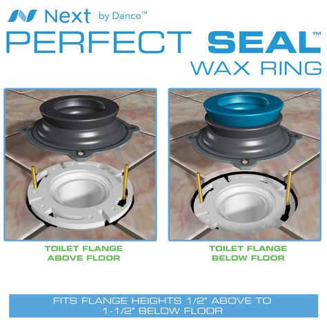 Perfect Seal Toilet Wax Ring Toilet Drain Plumbing, Toilet Drain, Toilet Repair, Seal Wax, Toilet Installation, Wax Ring, Plumbing Installation, Diy Plumbing, Plumbing Repair