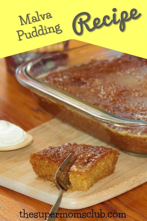 To see this yummy recipe, with easy to follow steps to help you through, follow the link! https://thesupermomsclub.com Malva Pudding Recipe, Milktart Recipe, Caramel Tart Recipe, South African Desserts, Malva Pudding, African Dessert, Milk Tart, Easy Puddings, Scones Recipe Easy