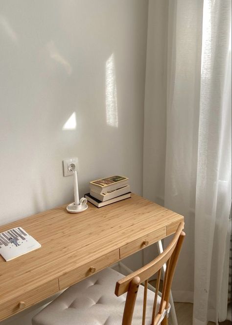 Home Ikea, Small Space Office, Aesthetic Home, Small Office, Scandi Style, House Interior Decor, Dream Bedroom, Room Inspo, Office Space