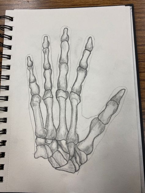 Skull Hand Drawing Sketches, Dark Red Wallpaper, Skull Art Drawing, Cool Pencil Drawings, Skull Hand, Hand Sketch, Mini Canvas Art, Anime Poses Reference, Art Drawings Sketches Simple