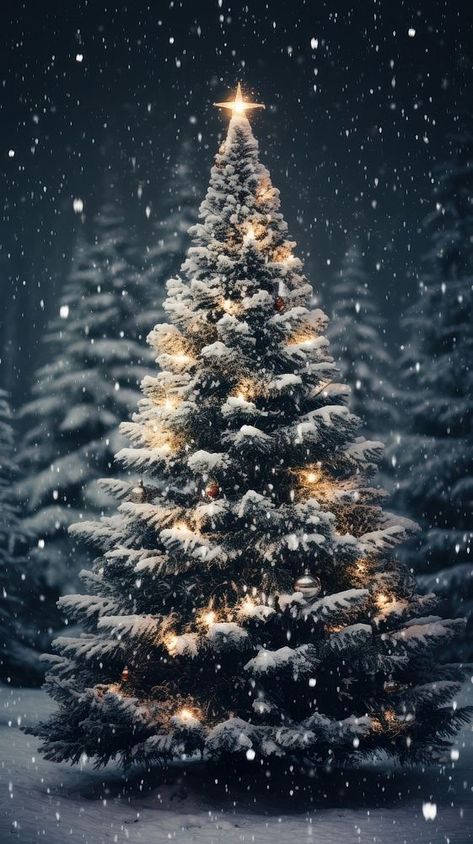 Merry Christmas Tree Images, Free Christmas Pictures, Christmas Photos Aesthetic, Christmas Snow Wallpaper, Christmas Season Aesthetic, Christmas Tree Iphone Wallpaper, Beautiful Christmas Pictures, Plant Christmas Tree, Christmas Tree Plant