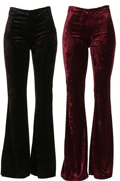 Black Boho Pants, Velvet Bell Bottoms, Hippie Pants, Black Boho, Boho Pants, Swaggy Outfits, Boutique Accessories, Goth Outfits, Dream Clothes