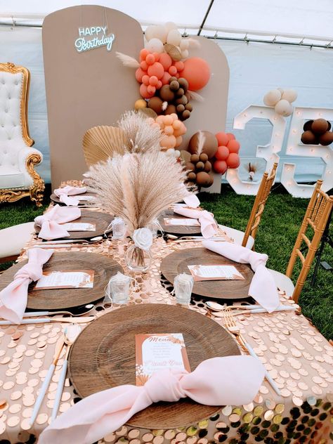 Boho Chic Birthday Party Ideas | Photo 1 of 14 | Catch My Party Boho Chic Birthday Party, Chic Birthday Party, Birthday Boho, Chic Birthday, Birthday Party For Teens, 35th Birthday, Birthday Party Outfits, Setting Ideas, Teen Birthday