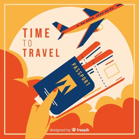 Airline Poster Design, Travel Agency Graphic Design, Vacation Graphic Design, Vacation Poster Design, Travel Poster Design Graphics, Travel Illustration Design, Travel Design Poster, Travel Agency Poster, Graphic Design Travel