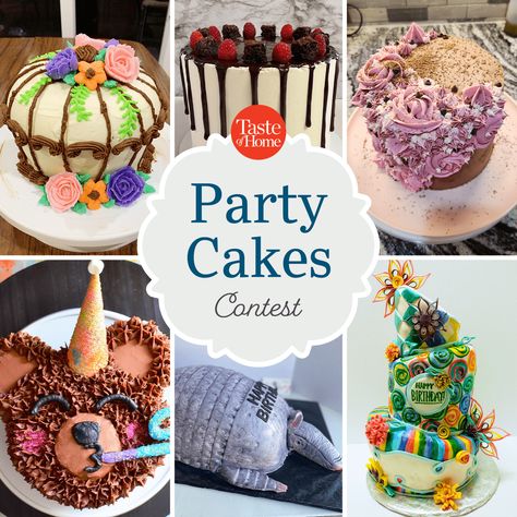 Announcing the Winners of Our Party Cakes Decorating Contest Appalachian Recipes, Chocolate Crepes, Cakes Decorating, Rolling Fondant, Layered Cake, Icebox Cake, Celebration Cake, Angel Food Cake, Banana Split