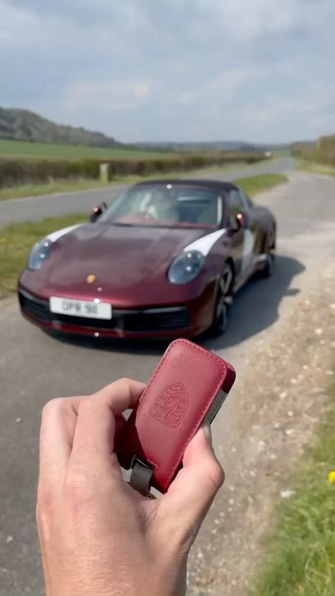 Cherry Red Porsche, Dark Red Porsche, Maroon Porsche, Burgundy Porsche, Cherry Red Car, 2024 Manifestations, Red Porsche, Silly Cars, Cars Aesthetic