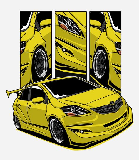 vios modifikasi Toyota Vios Modified Wallpaper, Toyota Vios Modified, One Piece Bounties, Civic Car, Car Modification, Motor Mobil, Toyota Vios, Album Art Design, Car Vector