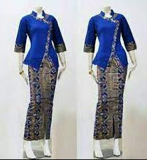 Model baju atasan dan bawahan rok panjang Model Blouse Batik, Cotton Tops Designs, Batik Kombinasi, Batik Fashion, Blouse Models, Batik Dress, Traditional Outfits, Batik, Blouses For Women