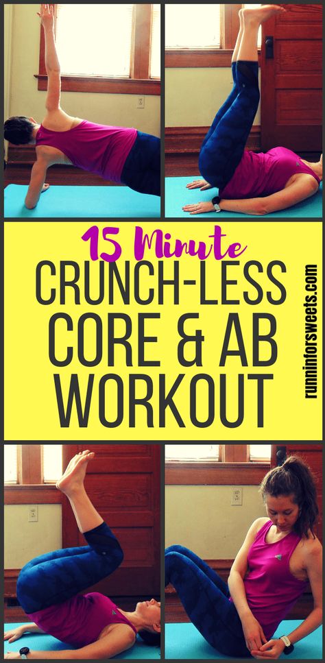 Crunchless Ab Workout, Core Workout For Runners, Workout For Runners, Best Core Exercises, Best Abdominal Exercises, Best Core Workouts, Strength Training For Runners, Workout Pics, Strength Training Routine