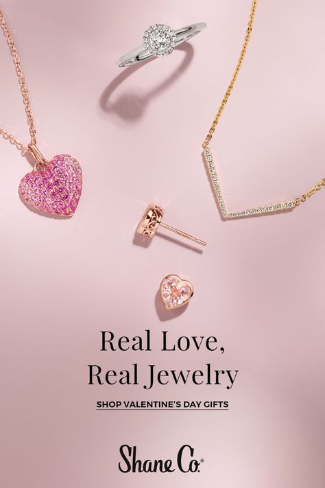 Get what you really want for Valentine's Day with Shane Co.'s wide selection of stylish and on-trend jewelry. From sparkling diamond necklaces and stud earrings to simple 14k gold chains, pendants, bracelets, and more, you're sure to find something you love from your friend in the jewelry business. Drop a hint to let your sweetie know what you've got your eye on! Free 2-Day Shipping and Returns. Valentines Jewelry Photoshoot, Valentines Day Jewelry Creative Ads, Valentine's Day Pendant Jewelry, Valentine Day Jewellery Creative Ads, Valentine Jewelry Photography, Valentines Day Jewelry Photography, Trendy Valentine's Day Pendant Jewelry, Valentine Day Jewellery Ads, Valentines Day Jewelry Ads