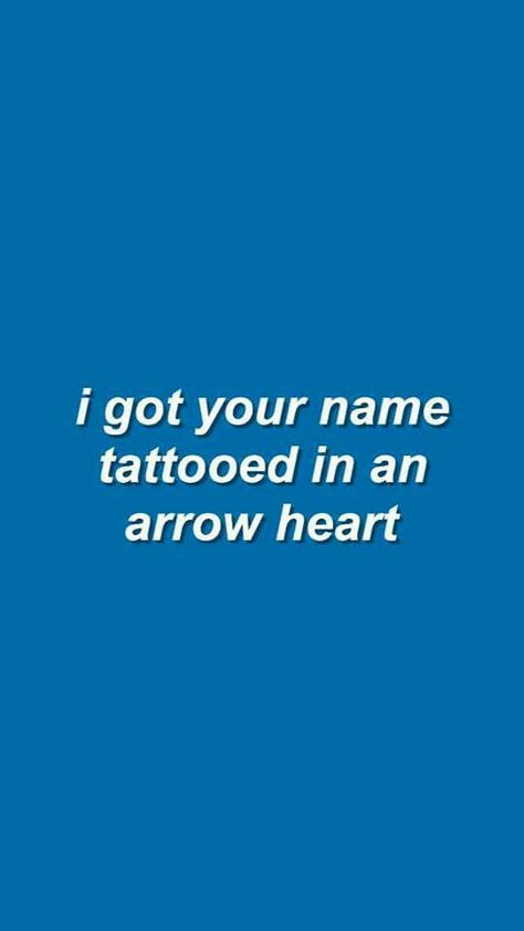 Lyrics Of Songs, She Looks So Perfect, Arrow Heart, Blue Quotes, Color Quotes, Lyrics Aesthetic, The Fox And The Hound, Caption Quotes, Name Tattoo