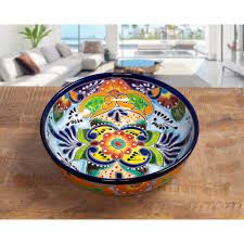 Moroccan Style Home, Serving Station, Mexican Talavera Pottery, Ceramic Utensil Holder, Salad Fruit, Talavera Pottery, Mexican Talavera, Fruit Dishes, Pasta Bowl