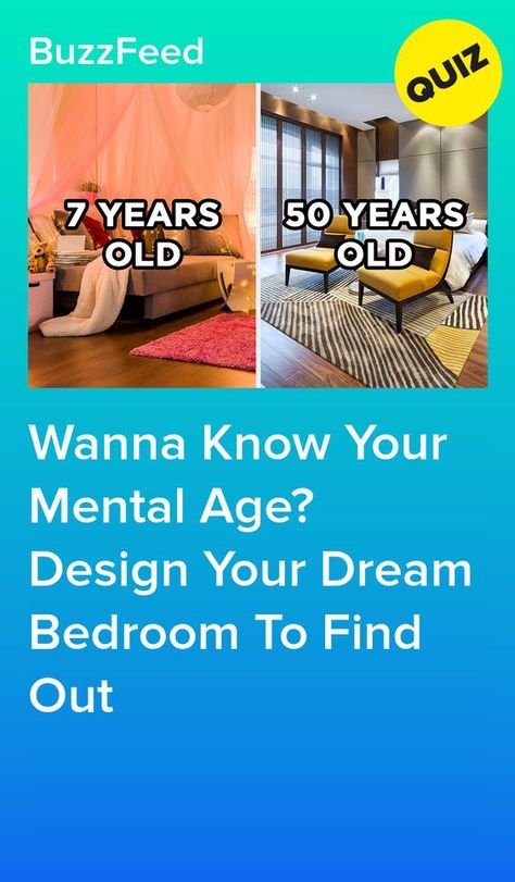 Design Your Dream Bedroom And We'll Reveal Your Mental Age #quiz #quizzes #buzzfeed #triviaquestionsandanswers #quizzesbuzzfeed #trivia #quizzesforfun #funquiz What Is Your Aesthetic Quiz, Mental Age Quiz, Find My Aesthetic Quiz, Fun Buzzfeed Quizzes, What Is My Aesthetic Quiz, Buzz Feed, Quizzes Buzzfeed, Kids Quiz Questions, Quiz Buzzfeed