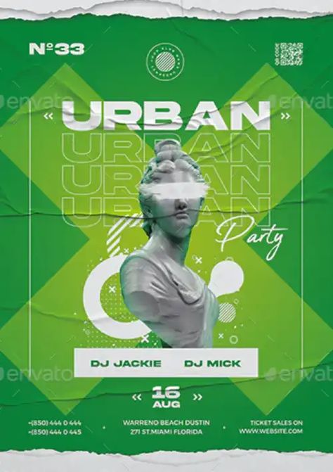 Saturday Night Party Poster, Club Flyer Design, Pool Parties Flyer, Party Flyer Design, Urban Party, Night Club Flyer, Promo Flyer, Techno Party, Fitness Flyer