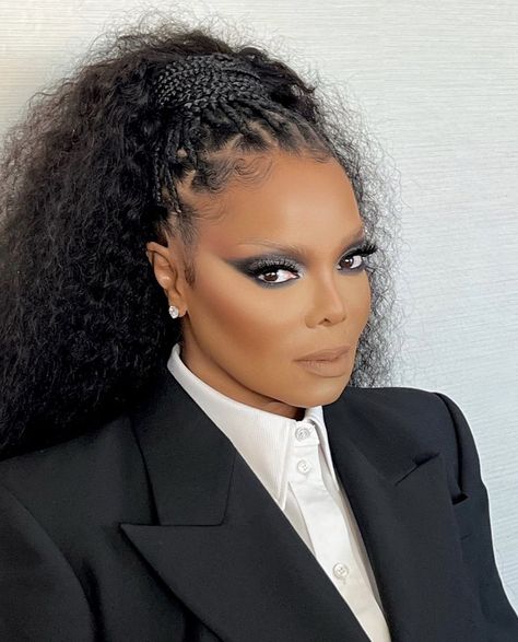 Janet Jackson Hairstyles, Jo Jackson, Celebrity Hairstylist, Top Braid, Vacation Hairstyles, Haute Hair, Natural Hairstyle, Editorial Hair, Short Sassy Hair